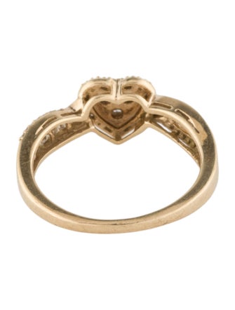 Ring 10K Diamond Cocktail Ring