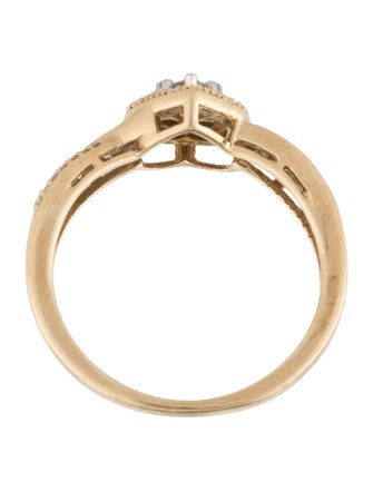 Ring 10K Diamond Cocktail Ring