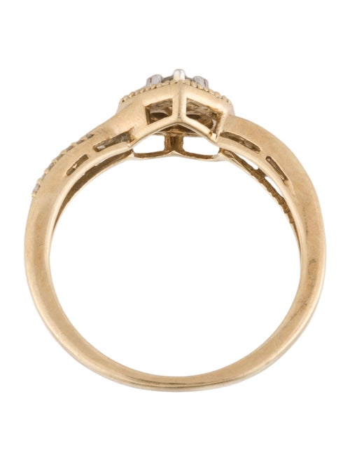 Ring 10K Diamond Cocktail Ring