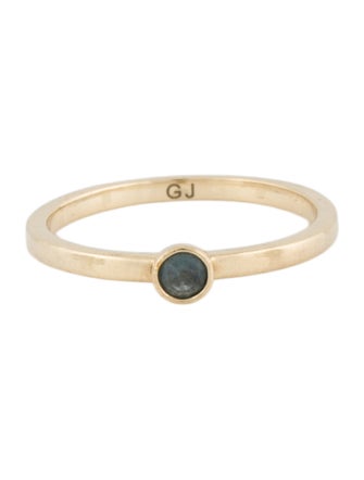 Ring 14K Aquamarine Ring