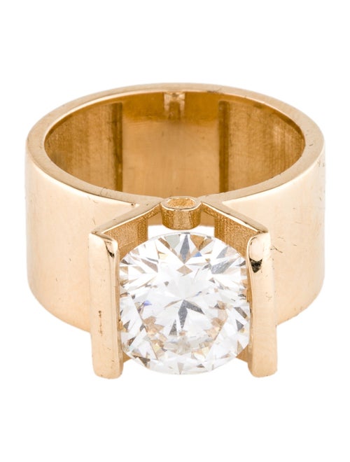 Ring 14K 4.02ct Lab-Grown Diamond Cocktail Ring