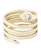 Ring 14K Diamond Snake Band