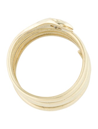 Ring 14K Diamond Snake Band