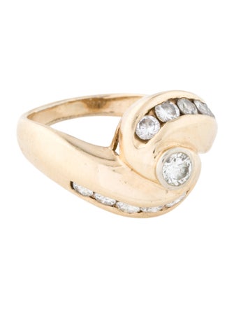 Ring 14K Diamond Cocktail Ring