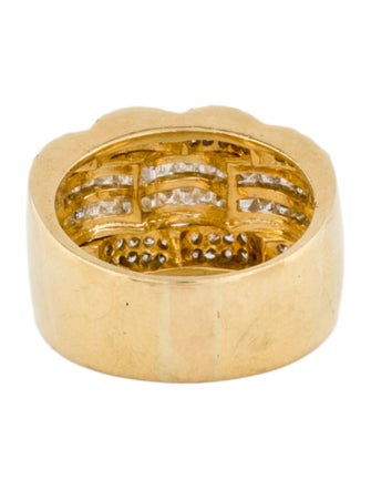 Ring 18K 1.15ctw Diamond Wide Band