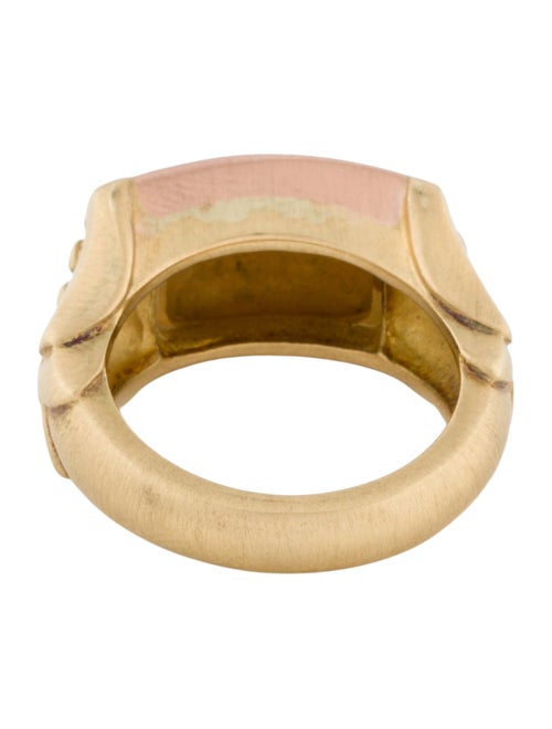 Ring 18K & 14K Textured Band