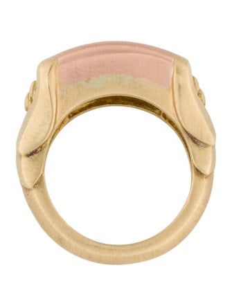Ring 18K & 14K Textured Band