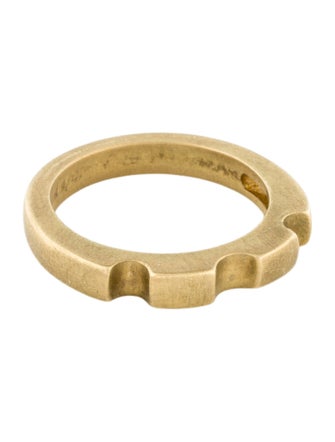 Ring 18K Textured Band Ring