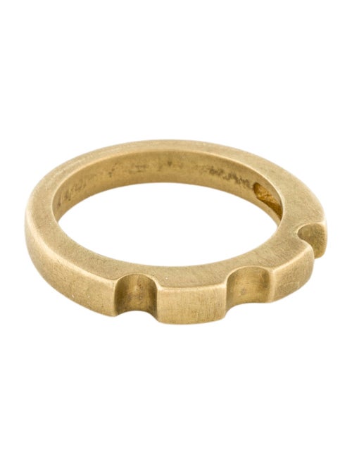 Ring 18K Textured Band Ring