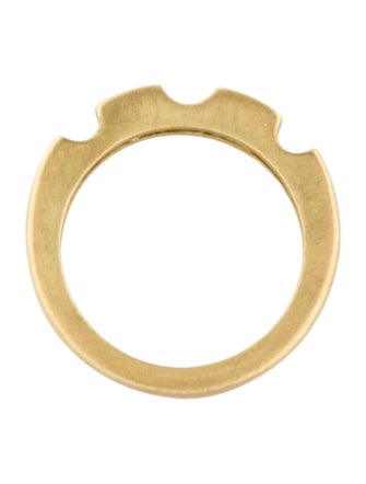 Ring 18K Textured Band Ring