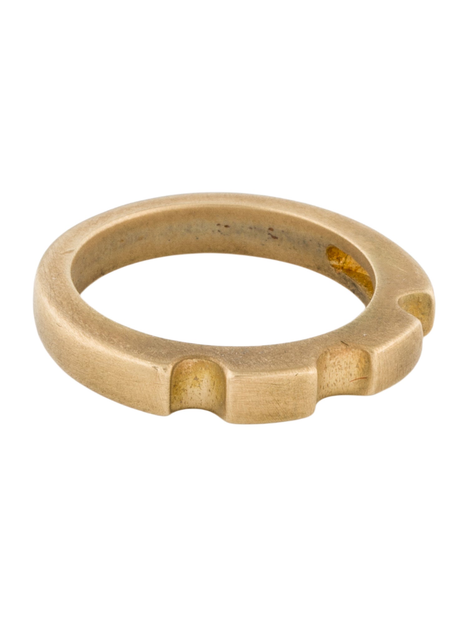 Ring 18K Textured Band
