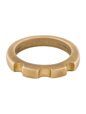 Ring 18K Textured Band Ring