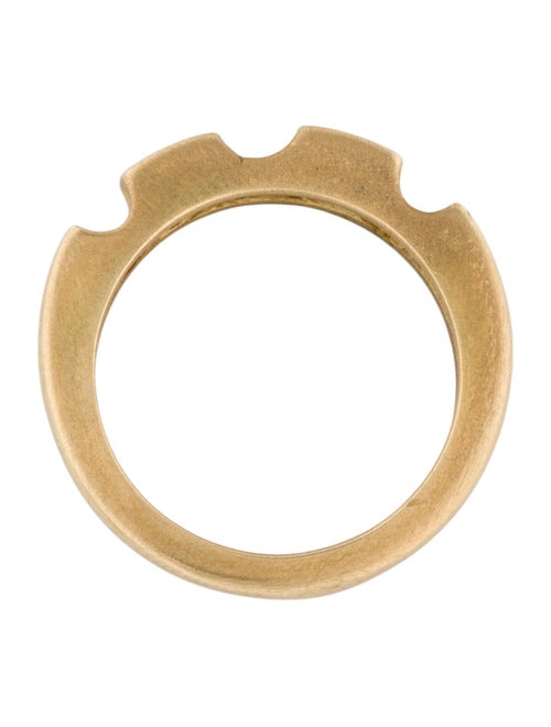 Ring 18K Textured Band Ring