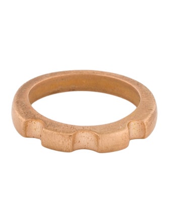 Ring 18K Textured Band Ring