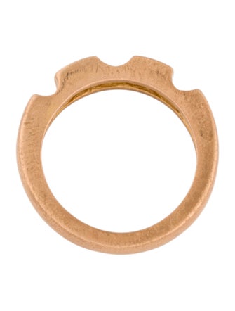 Ring 18K Textured Band Ring