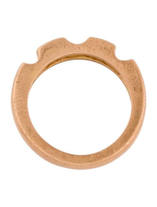Ring 18K Textured Band Ring