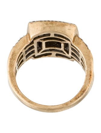 Ring 10K Diamond Cocktail Ring