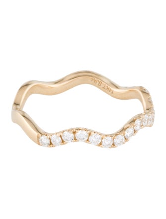 Ring 14K Diamond Wave Ring