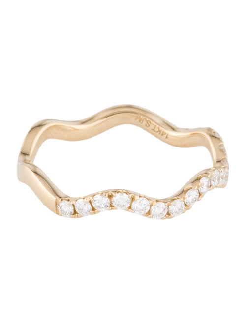 Ring 14K Diamond Wave Ring