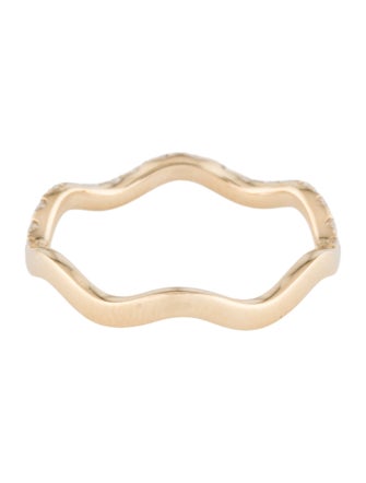 Ring 14K Diamond Wave Ring