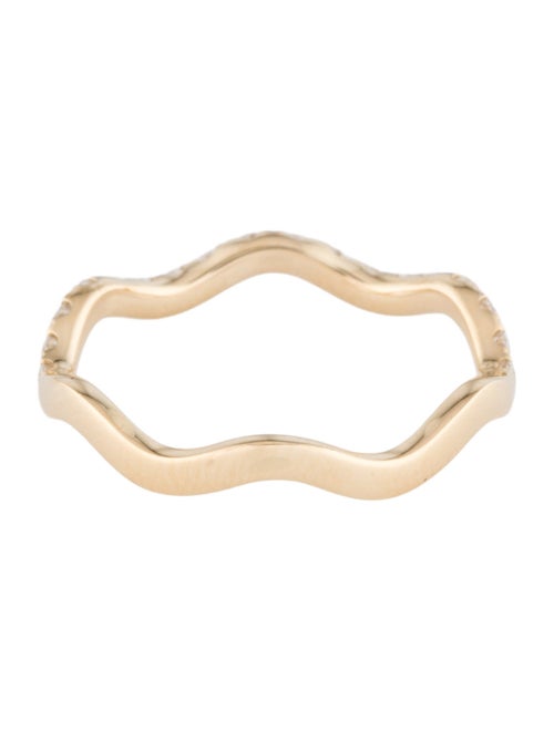 Ring 14K Diamond Wave Ring