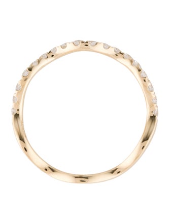 Ring 14K Diamond Wave Ring