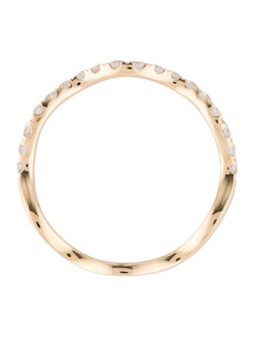 Ring 14K Diamond Wave Ring