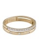 Ring 14K Diamond Double Row Band