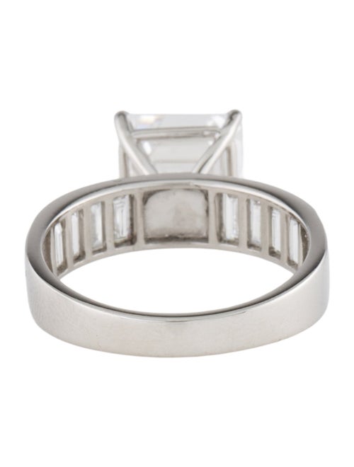 Ring Platinum 3.63ct Lab-Grown Diamond Engagement Ring