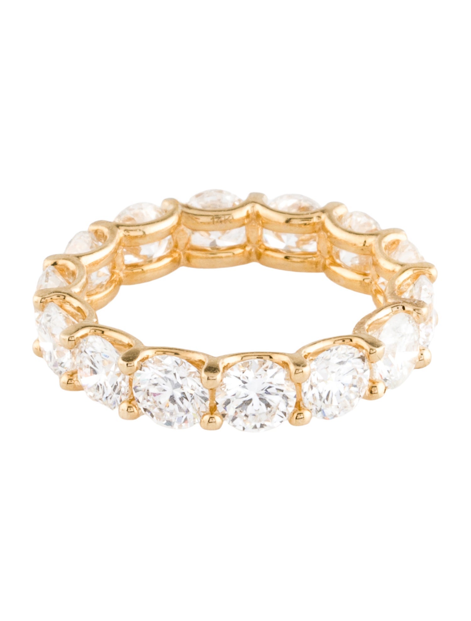 Ring 14K 5.46ctw Lab-Grown Diamond Eternity Band