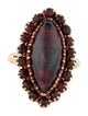 Ring 14K Garnet Cocktail Ring