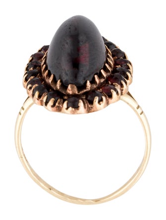Ring 14K Garnet Cocktail Ring