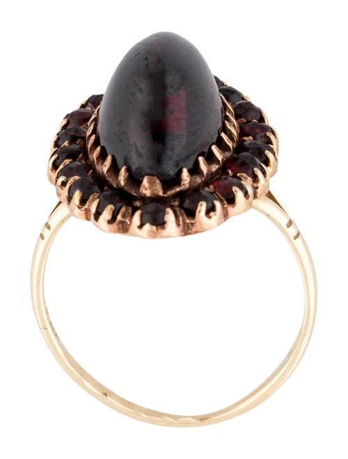 Ring 14K Garnet Cocktail Ring