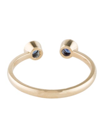 Ring 14K Sapphire Open Ring