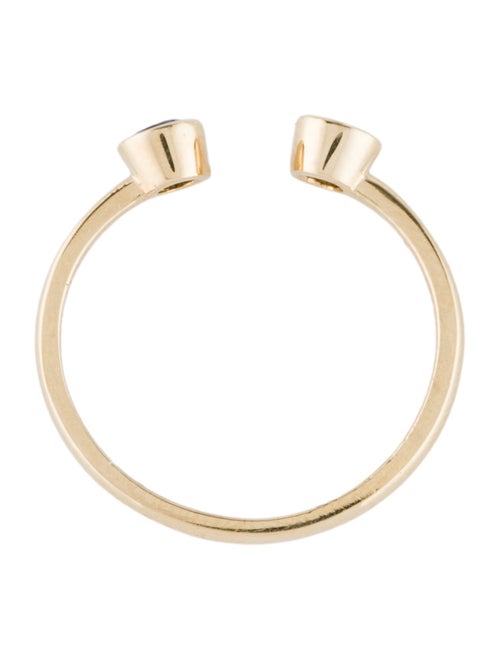 Ring 14K Sapphire Open Ring
