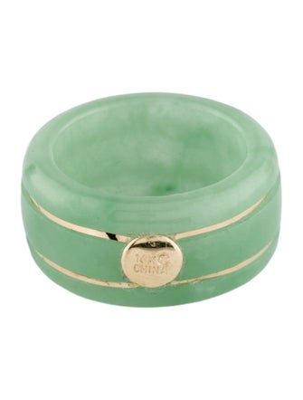 Ring Carved Jadeite Band