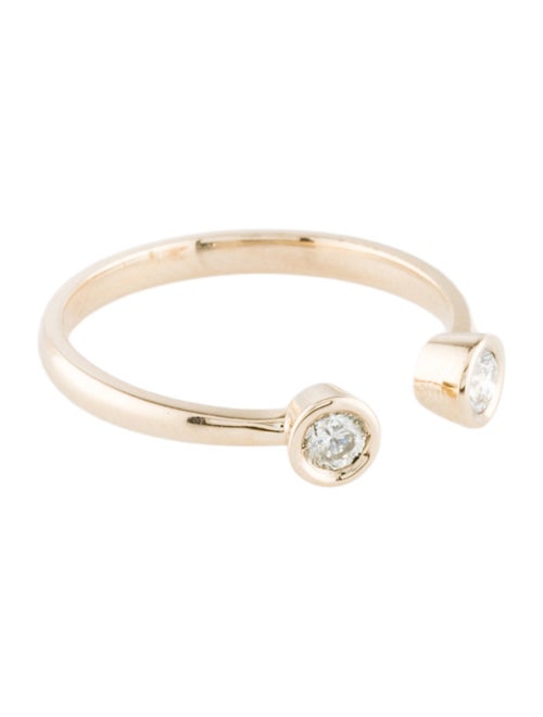 Ring 14K Diamond Open Cocktail Ring