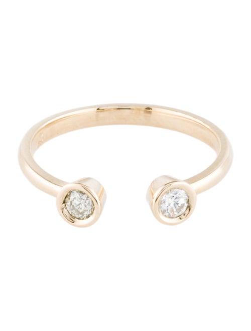 Ring 14K Diamond Open Cocktail Ring