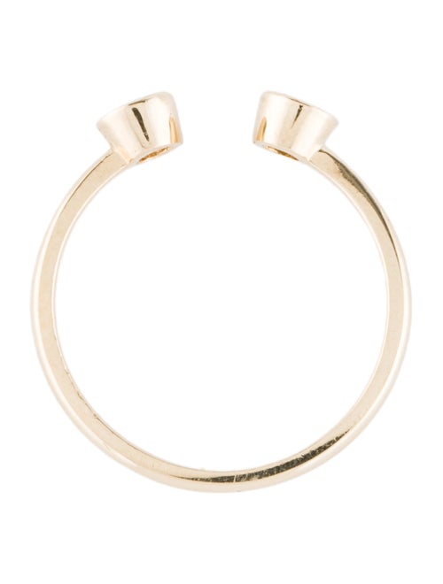 Ring 14K Diamond Open Cocktail Ring