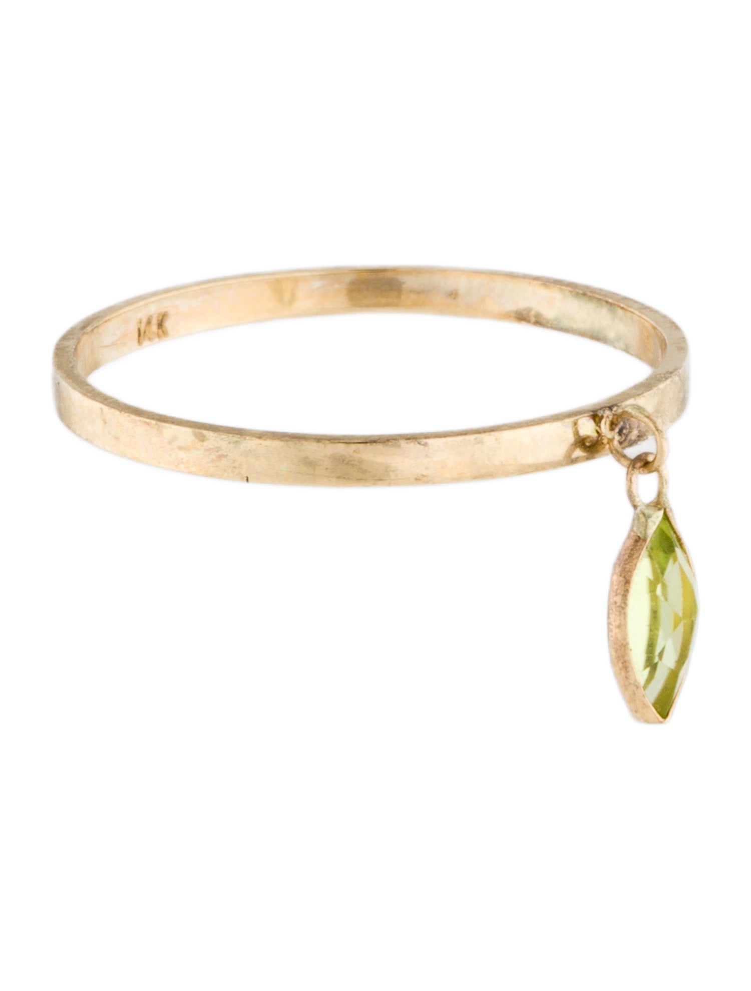 Ring 14K Peridot Cocktail Ring