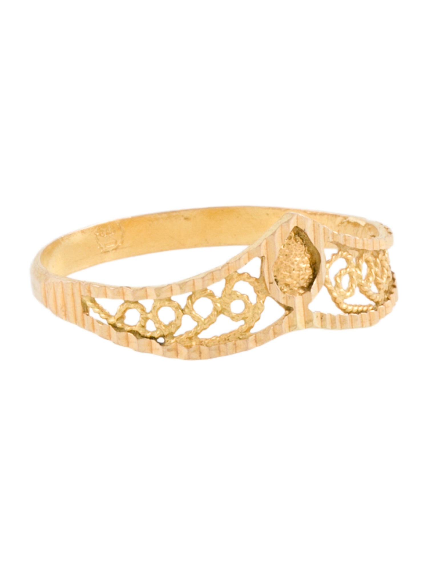 Ring 18k Filigree Crown