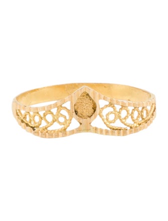 Ring 18k Filigree Crown Ring