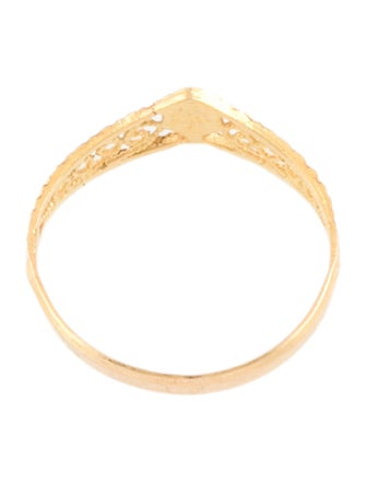 Ring 18k Filigree Crown Ring
