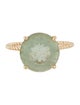 Ring 14K Prasiolite Cocktail Ring
