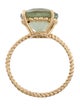 Ring 14K Prasiolite Cocktail Ring