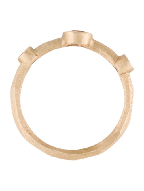 Ring 14K Citrine & Diamond Band