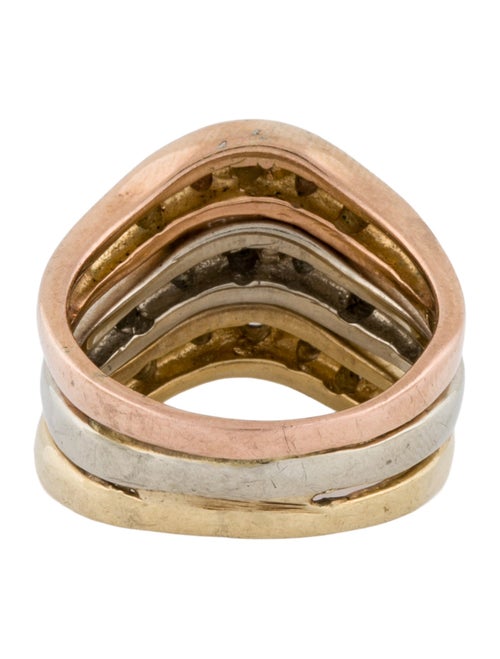 Ring 14K Diamond Wide Band