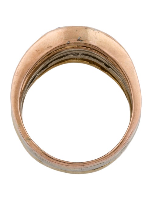 Ring 14K Diamond Wide Band