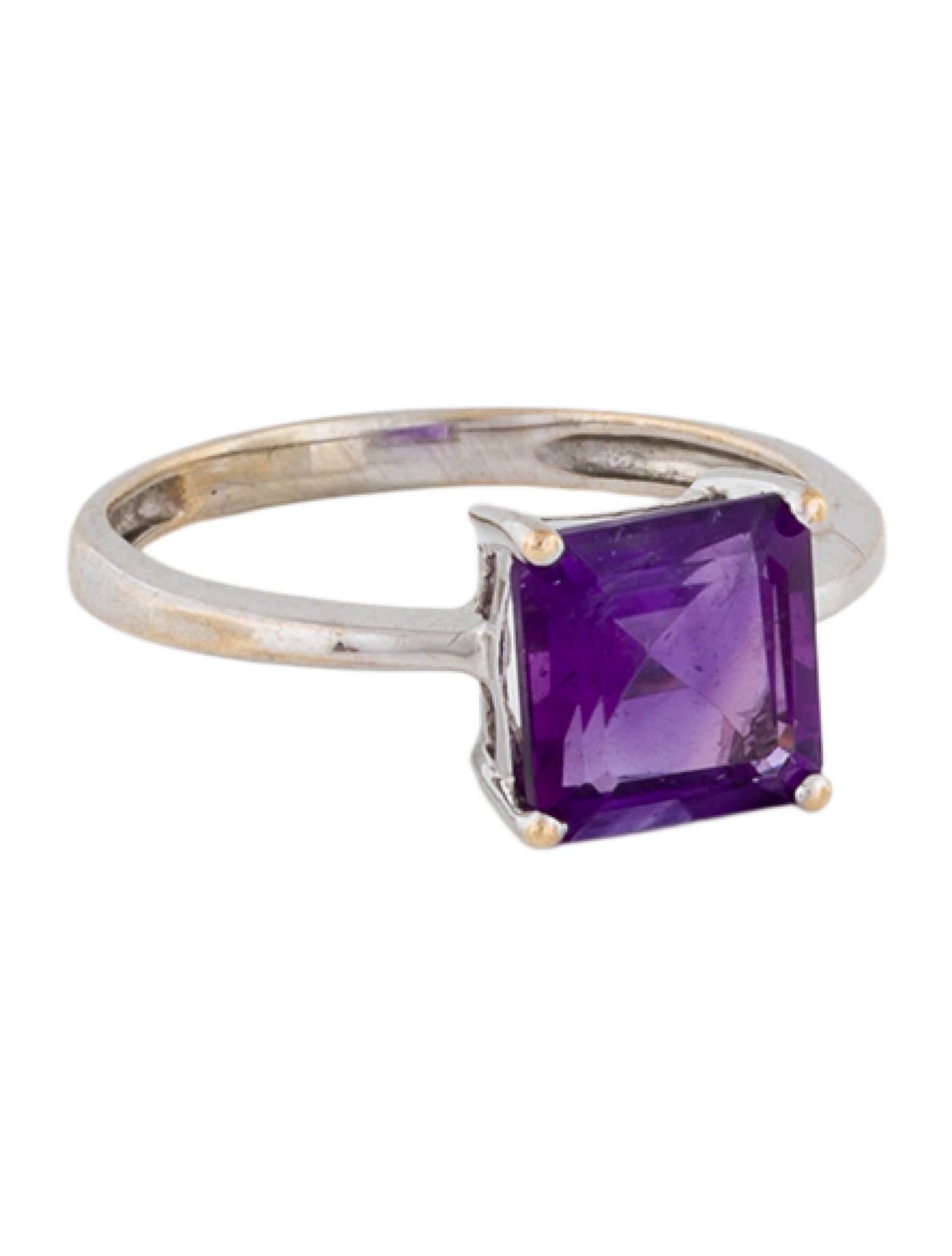 Ring 14K 1.48ct Amethyst Cocktail