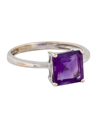 Ring 14K 1.48ct Amethyst Cocktail Ring